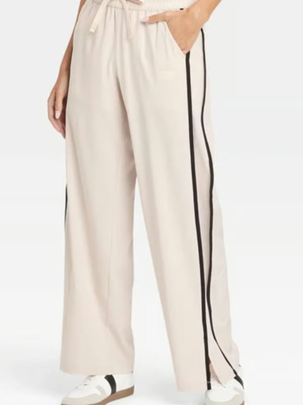 JoyLab Track Pants High Waist Drawstring